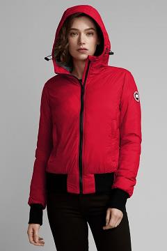 Chamarras Canada Goose Mujer México - Dore Chaqueta De Plumas Rojos WG2978105